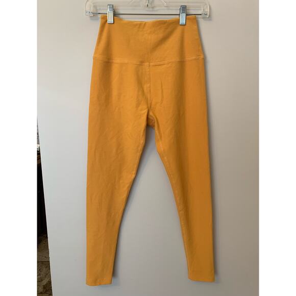 Beyond Yoga Spacedye Caught In The Midi High Waisted Legging Yellow Medium - Picture 2 of 7